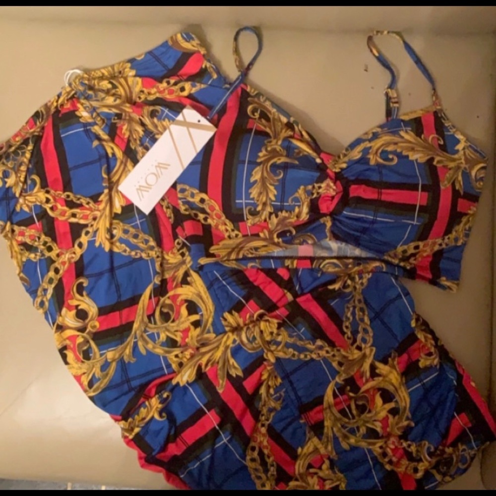 Top and Bottom Printed 2 Piece Set